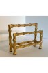 Home Tableware & Barware | 1960s Gilt Metal Faux Bamboo Napkin or Letter Holder - MO90118