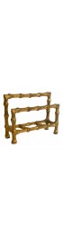 Home Tableware & Barware | 1960s Gilt Metal Faux Bamboo Napkin or Letter Holder - MO90118