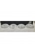 Home Tableware & Barware | 1980s Oneida Facetted Crystal Napkin Rings- Set of 4 - SK73871