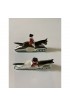 Home Tableware & Barware | 1980s Pia Porcelain Riding to Hounds Porcelain Napkin Rings- a Pair - NY82902