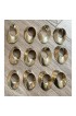 Home Tableware & Barware | 1990s Oval Brass Napkin Rings- Set of 12 - EC88834