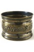 Home Tableware & Barware | Antique French Rococo Repousse Brass and Silver Napkin Ring - SK24094