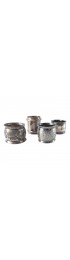 Home Tableware & Barware | Antique Silverplate Napkin Rings Mismatched - Set of 4 - GK67900