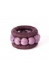 Home Tableware & Barware | Berry Sisal Napkin Rings in Eggplant and Lilac - Set of 4 - KZ98511
