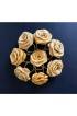 Home Tableware & Barware | Gold Mesh Rose Napkin Rings - Set of 8 - SW71887
