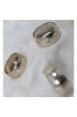 Home Tableware & Barware | Hand Made Arts & Crafts Sterling Silver Napkin Rings Set 6 - CG98216