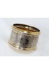 Home Tableware & Barware | Large Antique Fine Hand Engraved & Gold Wash Coin Silver Nakpin Ring - EG39024