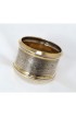 Home Tableware & Barware | Large Antique Fine Hand Engraved & Gold Wash Coin Silver Nakpin Ring - EG39024