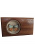 Home Tableware & Barware | Mid Century Taxidermy Monarch Butterfly Walnut Napkin Holder Bar Cart Decor - MV64200