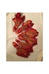 Home Tableware & Barware | Modern Red & Orange Holiday Napkins & Rings - Set of 6 - WM79056