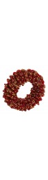 Home Tableware & Barware | Red Sparkle Glass Bead Napkin Ring - VG30347