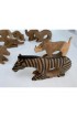 Home Tableware & Barware | Safari Hand Carved Wooden Napkin Rings - Set of 10 - UD84243