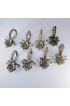 Home Tableware & Barware | Vintage Baroque Silverplated Rose Napkin Rings - Set of 8 - PL10497