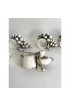 Home Tableware & Barware | Vintage Pottery Grape Napkin Rings - Set of 6 - LE86835