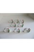 Home Tableware & Barware | Vintage White Porcelain Napkin Rings With Candy Cane Design - PN58100
