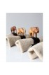 Home Tableware & Barware | Vintage Wood Elephant Napkin Rings Set of 6 - JS57371