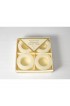 Home Tableware & Barware | Williams Sonoma Italian Hand Carved Genuine Alabaster Napkin Ring Holders - Set of 4 - QV00269