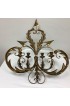 Home Decor | 1800s Italian Gold Gilt Tole 4 Arms Wall Candle Holder Sconce - EF96631