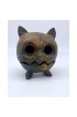 Home Decor | 1960s Japan Brutalist Iron Owl Lantern Candle Holder - MP81857