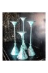 Home Decor | 1980’s Memphis Milano Candle Sticks in the Style of Beaumont Christian Louis Rollinde - Set of 4 - XB75298