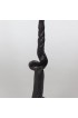Home Decor | 1995 Organic Black Iron Forged Candlestick by Southern Artist Joe Sitton - IT01218