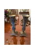 Home Decor | 19th Century French Champleve, Similar to Cloisonné, Candlesticks - a Pair - TF60401