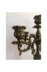 Home Decor | Antique Brass French Candlesticks - a Pair - SE62684