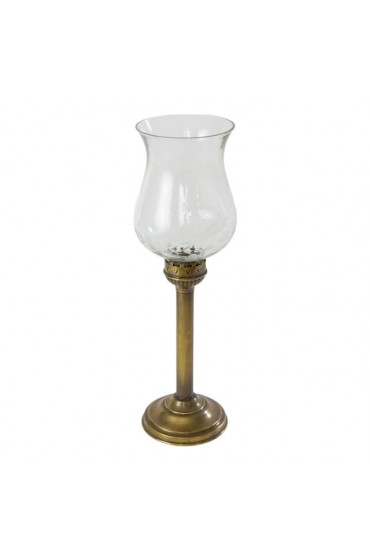 Home Decor | Brass Hurricane Candle Holder - KL46288