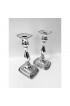 Home Decor | C. 1907 English Sterling Silver Traditional Candlesticks - a Pair - FM03831