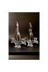 Home Decor | Early 20th Century Art Deco Crystal Candlesticks - a Pair - VY03545