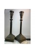 Home Decor | Early 20th Century Bronze Gothic Candlesticks - a Pair - SP80761