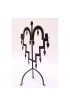 Home Decor | Early 20th Century Gothic Style Wrought Iron Candelabrum on Tripod Stand - OD45389