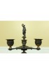 Home Decor | French Vintage Bronze Candelabras W. Marble Bases - a Pair - WW17559