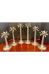 Home Decor | Hollywood Regency Style Silverplated Palm Tree Candlesticks - Set of 6 - LU19116