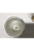 Home Decor | Mid 20th Century Brass and Ivory Ceramic Tulip Candle Holders - a Pair - ZQ58528
