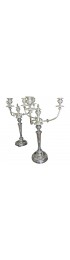 Home Decor | Silver Candelabra George III Period - a Pair - KT91070