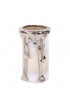 Home Decor | Small Artic Glacier Glass Pillar Candle Holder - GB01491