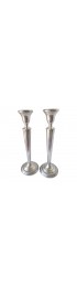 Home Decor | Vintage 1960s Arrowsmith Sterling Weighted Candlesticks - a Pair - MW47603