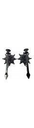 Home Decor | Vintage 1970s Wrought Iron Candle Holders Wall Sconces Indoor Outdoor - a Pair - NT46533