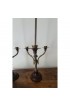 Home Decor | Vintage Brass & Cast Metal Bronze Finish Candleabras - A Pair - WM84984