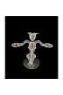 Home Decor | Vintage Cambridge Crystal (Diane) 3-Light Candlestick Epergne - MT05103