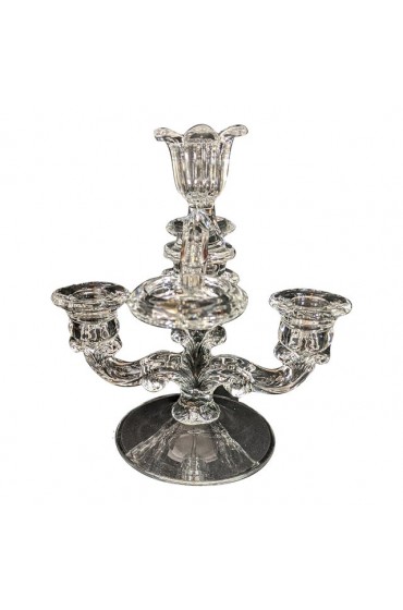 Home Decor | Vintage Cambridge Crystal (Diane) 3-Light Candlestick Epergne - MT05103