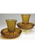 Home Decor | Vintage Indiana Glass Dual Candle Holders- a Pair - HS09679