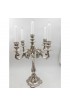 Home Decor | Vintage Italian Continental Silver 5-Light Candelabra With Ornate Motifs - WM49130